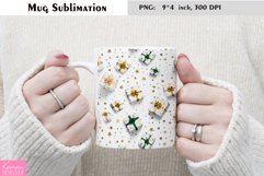 Glitter Christmas Mug Sublimation|Christmas Mug Design Product Image 1