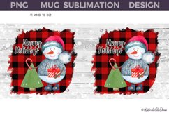 Christmas Mug Bundle | Snowman Mug Wrap Product Image 5