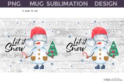 Christmas Mug Bundle | Snowman Mug Wrap Product Image 7