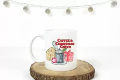 Coffee and Christmas Cheer | Sublimation Design PNG Product Image 3