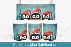 Christmas snowman Sublimation Mug Wrap Product Image 1