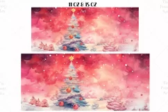 Christmas Mug Wrap Sublimation Designs, Christmas Tree Mug, Christmas Png