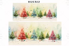 Christmas Mug Wrap Sublimation Designs, Christmas Tree Mug, Christmas Png