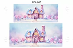 Christmas Mug Wrap Sublimation Designs, Christmas Gingerbread Mug, Christmas Png