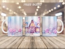 Christmas Mug Wrap Sublimation Designs, Christmas Gingerbread Mug, Christmas Png