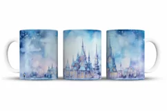 Christmas Mug Wrap Sublimation Designs, Christmas Tree Mug, Christmas Png