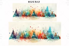 Christmas Mug Wrap Sublimation Designs, Christmas Tree Mug, Christmas Png