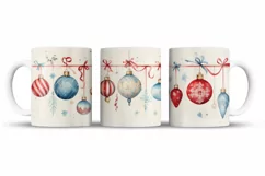 Christmas Mug Wrap Sublimation Designs, Christmas Tree Mug, Christmas Png