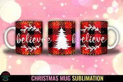 CHRISTMAS MUG WRAP SUBLIMATION I HOLIDAY MUG WRAP SUBLIMATION