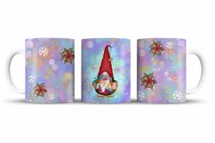 This is a Christmas mug sublimation wrap design in PNG file format. It is with a very high resolution and is perfect for mug gifts.