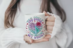 Valentine's rib cage sublimation design - creepy valentine's Product Image 3