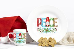 Merry Christmas Gnomes Sublimation, Peace Love Sublimation Product Image 4