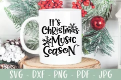 It's Christmas Music Season - Funny Christmas SVG Product Image 1
