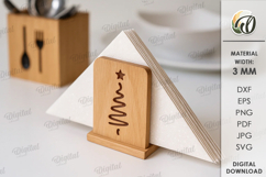 Christmas Napkin Holders Bundl Laser Cut. Kitchen Decor SVG Product Image 4