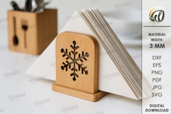 Christmas Napkin Holders Bundl Laser Cut. Kitchen Decor SVG Product Image 6