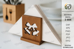 Christmas Napkin Holders Bundl Laser Cut. Kitchen Decor SVG Product Image 7