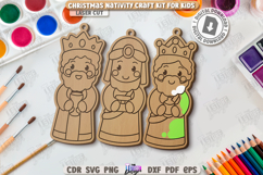 Paintable Nativity Ornaments Laser Cut Bundle|Xmas Ornaments Product Image 7