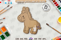 Paintable Nativity Ornament Laser Cut|Christmas Ornament SVG Product Image 1
