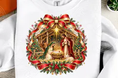 Christmas Nativity Ornament PNG Product Image 2
