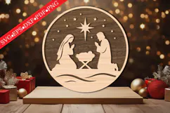 Christmas Nativity Scene SVG Product Image 1