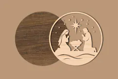 Christmas Nativity Scene SVG Product Image 2