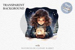 Christmas Night Fantasy Kids Clipart Winter Childrens Book Art Image Watercolor Transparent Print illustration sublimation printable digital junk journaling  watercolor Christmas Night Kids, Cute Winter Children clipart, xmas child, Girl Boy fantasy art