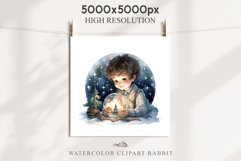 Christmas Night Fantasy Kids Clipart Winter Childrens Book Art Image Watercolor Transparent Print illustration sublimation printable digital junk journaling  watercolor Christmas Night Kids, Cute Winter Children clipart, xmas child, Girl Boy fantasy art