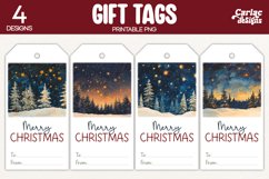christmas night gift tags