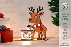 Christmas Night Lanterns Bundle Lasercut. Christmas SVG Product Image 4