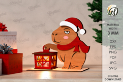 Christmas Night Lanterns Bundle Lasercut. Christmas SVG Product Image 8