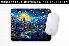 Christmas Mouse Pad Design | Mouse Pad Sublimation PNG Product Image 1