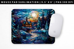 Christmas Mouse Pad Design | Mouse Pad Sublimation PNG Product Image 1