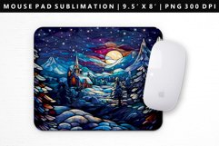 Christmas Mouse Pad Design | Mouse Pad Sublimation PNG Product Image 1