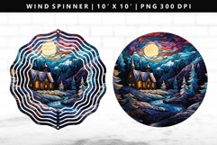 Christmas Wind Spinner Design | Wind Spinner Sublimation PNG Product Image 1