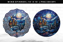 Christmas Wind Spinner Design | Wind Spinner Sublimation PNG Product Image 1