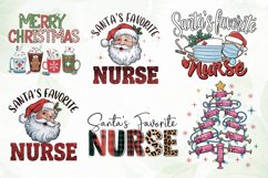 Christmas Nurse Sublimation Clipart Product Image 4