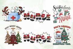 Christmas Nurse Sublimation Clipart Product Image 3