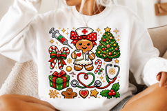 Christmas nurse png, Nurse Coquette Christmas Product Image 2