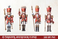 Christmas Nutcracker Sublimation Clipart, Christmas PNG Product Image 1