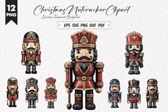 Christmas Nutcracker Clipart SVG PNG Bundle Product Image 1