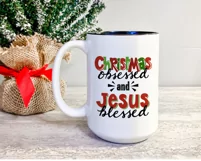 Religious Christmas SVG, Christian Christmas SVG, Jesus SVG Product Image 4
