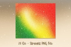 Christmas Ombre Glitter Tumbler Design PNG 1 Product Image 2