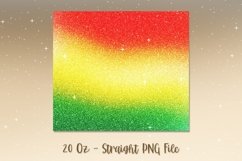Christmas Ombre Glitter Tumbler Design PNG 2 Product Image 2