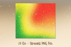 Christmas Ombre Glitter Tumbler Design PNG 3 Product Image 2