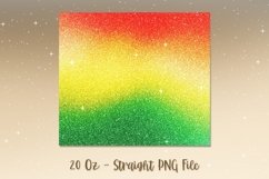 Christmas Ombre Glitter Tumbler Design PNG 5 Product Image 2
