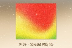 Christmas Ombre Glitter Tumbler Design PNG 91 Product Image 2