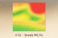 Christmas Ombre Glitter Tumbler Design PNG 100 Product Image 2
