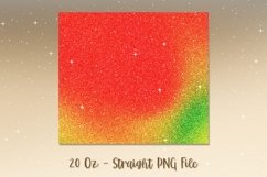 Christmas Ombre Glitter Tumbler Design PNG 101 Product Image 2