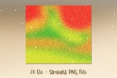Christmas Ombre Glitter Tumbler Design PNG 110 Product Image 2