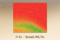 Christmas Ombre Glitter Tumbler Design PNG 102 Product Image 2